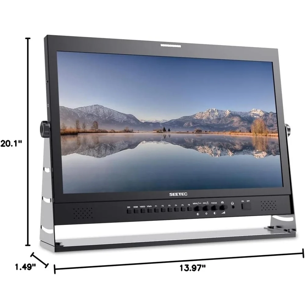 21.5 Inch Broadcast Production LCD Monitor 3G SDI 4K HDMI Input and Output IPS